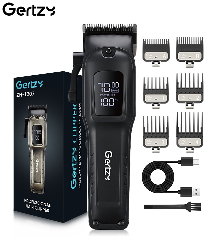 GERTZY машинка для стрижки ZH-1207 черный