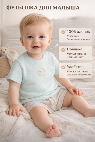 Футболка Twins бирюзовый