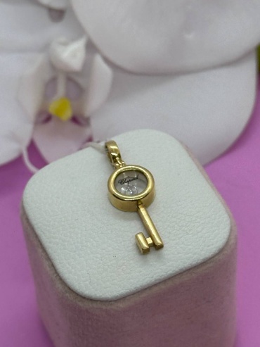 Подвеска SAR JEWELRY Aro_E1_032_9406 вес 2.3 г золото, бриллиант