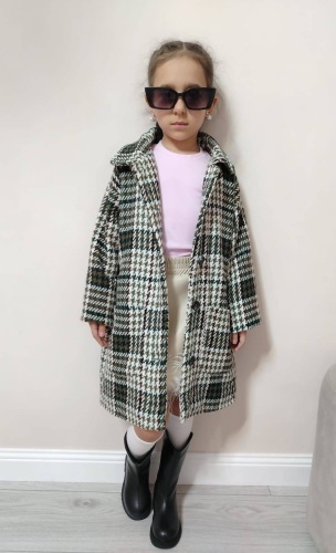 Пальто AYLIN COLLECTION белый, зеленый