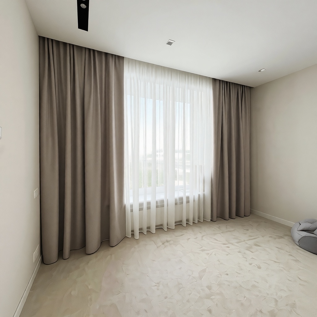 Комплект ESCARDIN 400x270 см 3 шт, велюр, бежевый