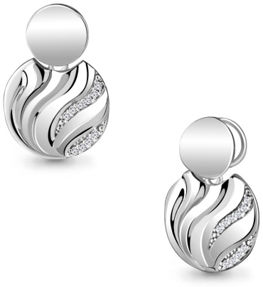 Подвеска AQUAMARINE 48697 вес 2.47 г серебро, фианит