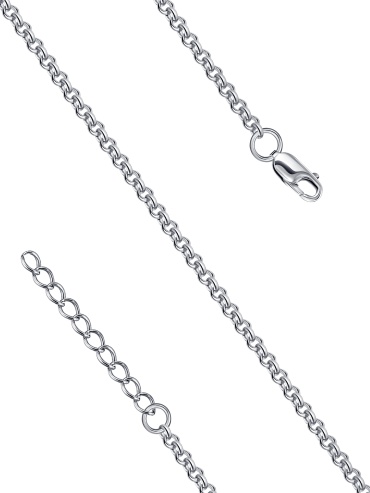 Lucente Silver BRA-LU-925-9681474-25 длина 25 см, вес 2.85 г серебро, плетение Ролло