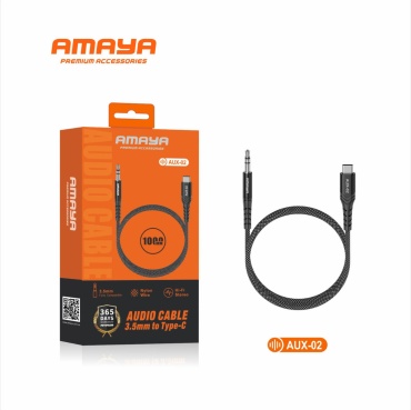 Кабель AMAYA USB Type-C - 3.5 mm jack 1 м