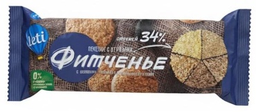 Печенье Leti Фитченье с овсяными, ржаными и пшеничными отрубями 150 г