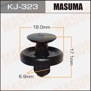 MASUMA Клипса Крепежная KJ323
