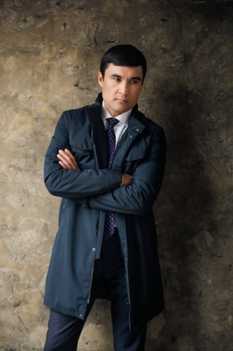 Плащ ABAI FABRIKASY синий, белый