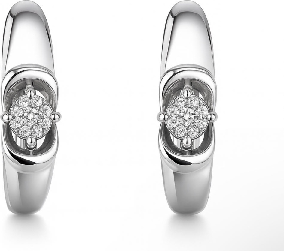 Серьги Grant 5601350 вес 4.13 г золото, бриллиант