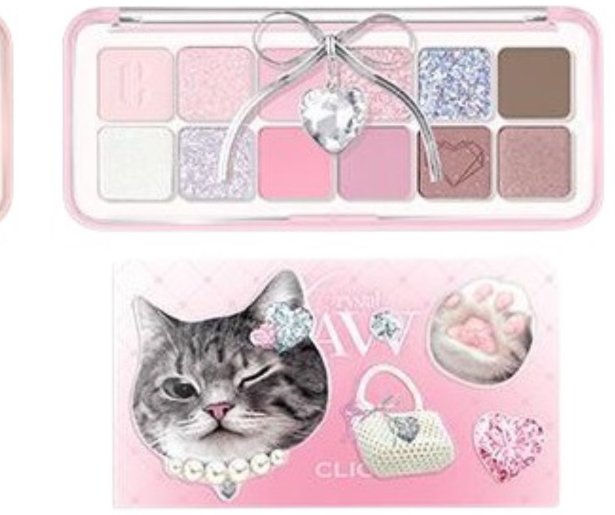 CLIO тени прессованные Pro Eye Palette Air Luxury Koshort 12 Crystal Paw