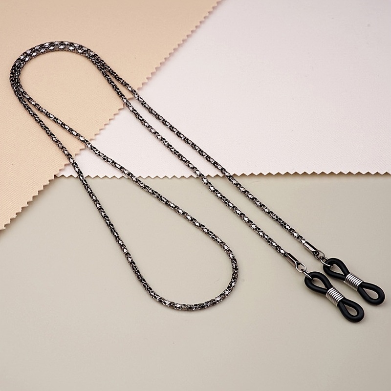 Шнурок для очков Fashion Jewelry черный 63.5 см