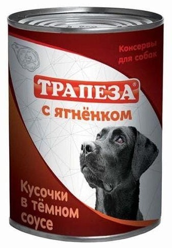 Трапеза с ягненком в соусе для всех пород 415 г 1 шт