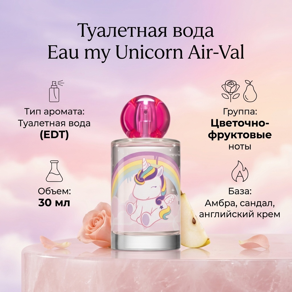 Air-Val Eau my Unicorn туалетная вода EDT 30 мл, для женщин