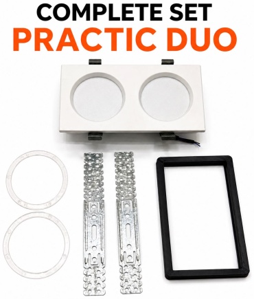 Встраиваемый светильник MR16 12 Вт 220 В  30315623_Встраиваемый светильник PRACTIC DUO