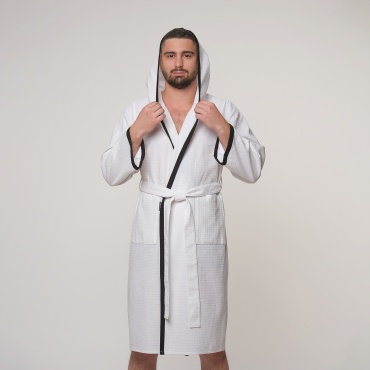 Вафельный халат Gefen home textile белый