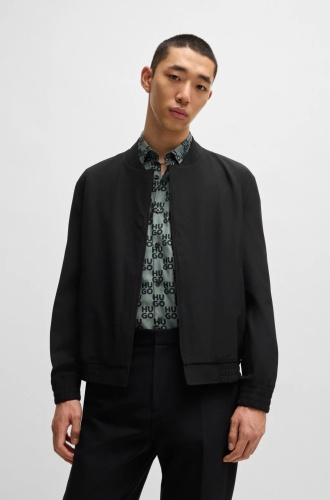 Бомбер Hugo Boss черный