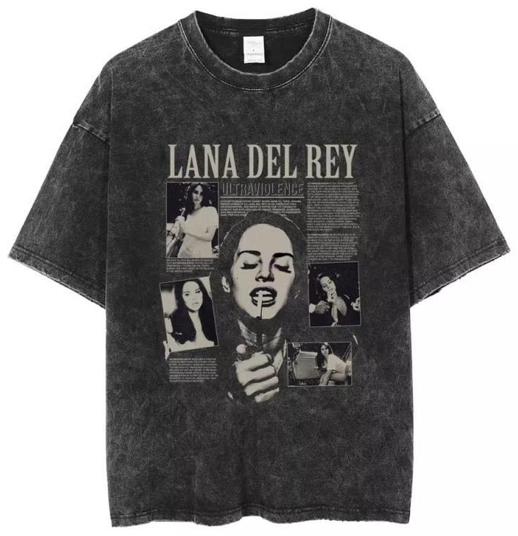 Футболка HARU Lana Del Rey коричневый