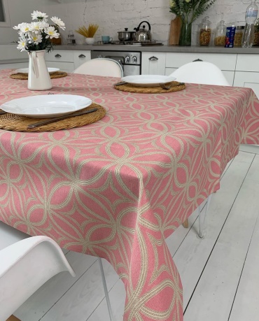 Скатерть Maryam decor & textile 250x150 см, полиэстер, хлопок, дак, 1 шт