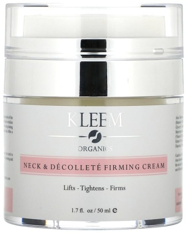 Kleem Organics крем подтягивающий крем для шеи и декольте, для всех типов кожи, 50 мл для зоны декольте 50 мл