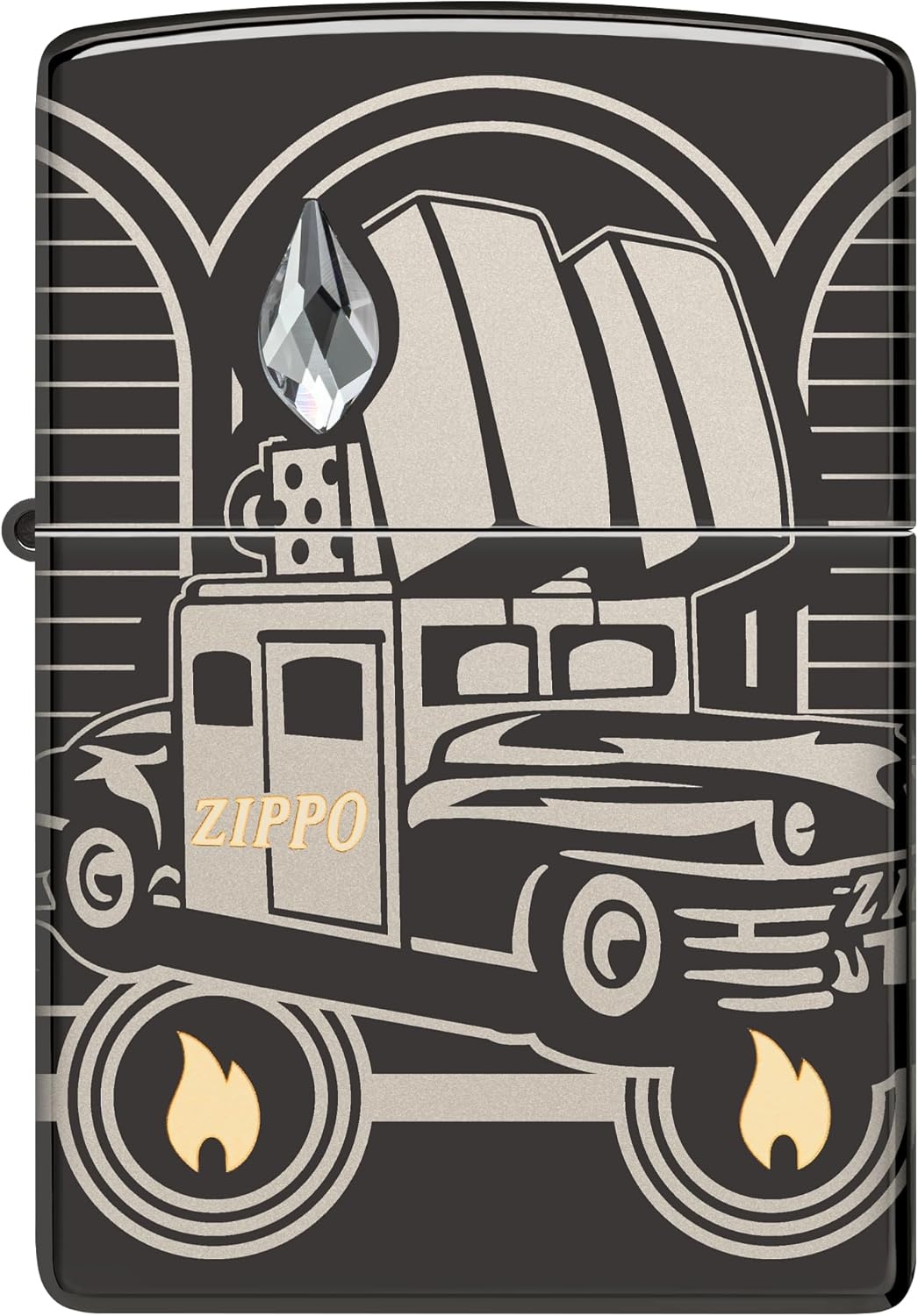 Zippo бензиновая зажигалка 48693, латунь