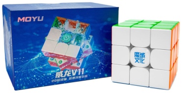 Кубик Рубика 52203 MoYu WeiLong V11 (20-Magnet Ball Core + MagLev) UV Coated 3x3 мультиколор пластик с магнитами