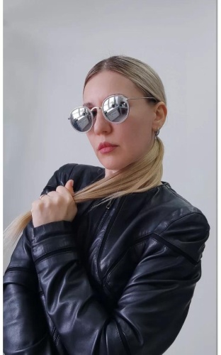 IPMAN солнцезащитные очки круглые зеркальные