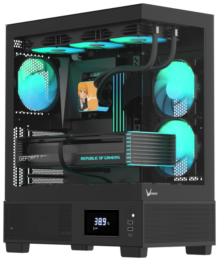 Корпус Formula V Crystal E1 Floe Black черный