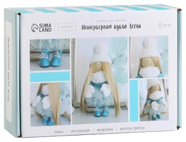 Интерьерная кукла Лесли набор для шитья