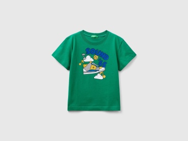 Футболка UNITED COLORS OF BENETTON зеленый