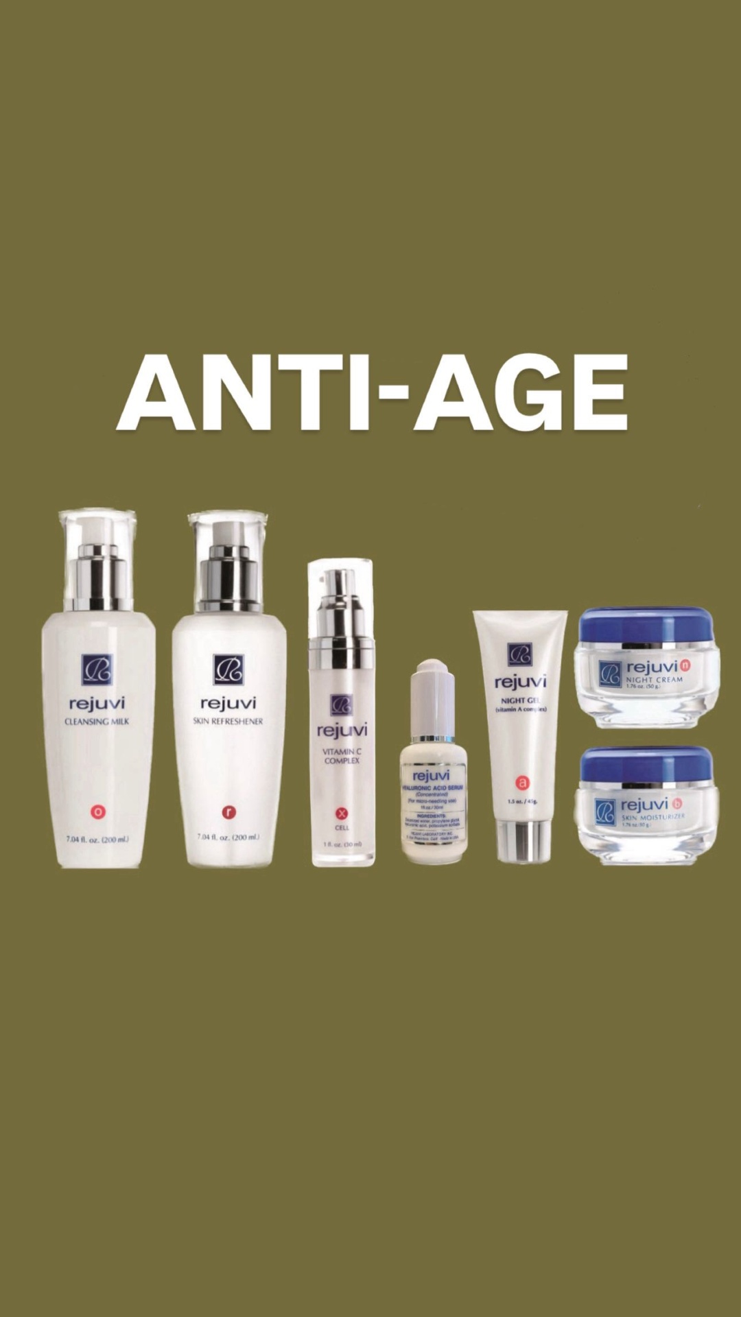 Rejuvi Anti-Age набор по уходу за лицом унисекс