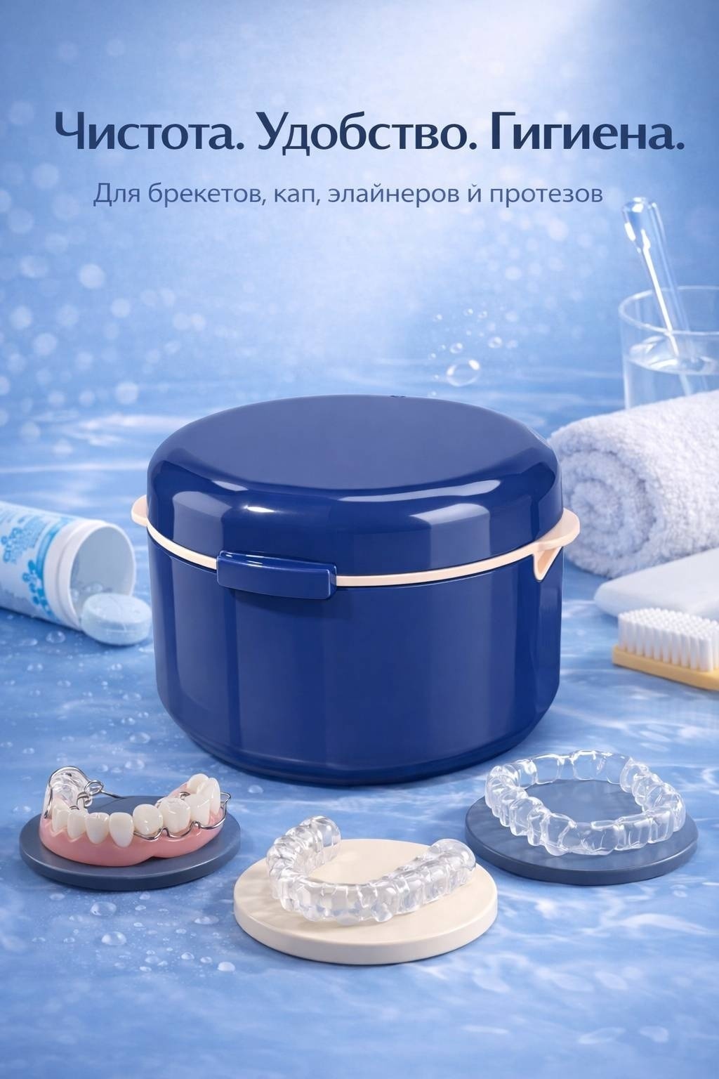EcoHome контейнер стоматологический пластик 1 шт