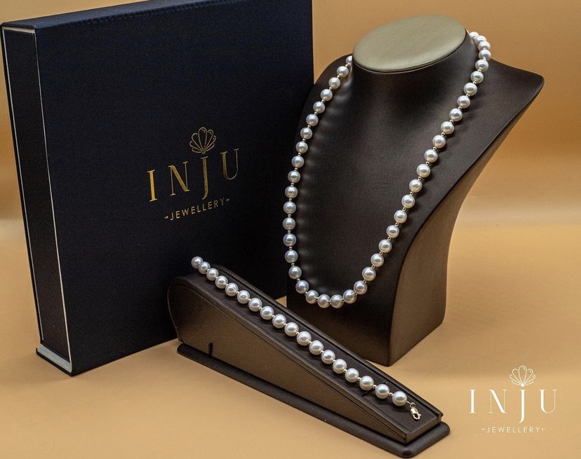 INJU Jewellery медицинское золото, жемчуг