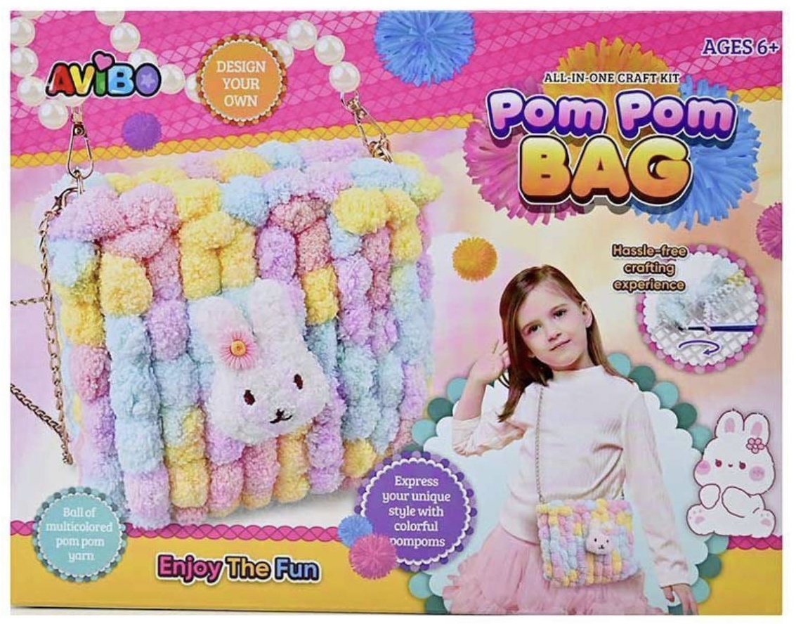 Набор для создания сумки Pom Pom Bag