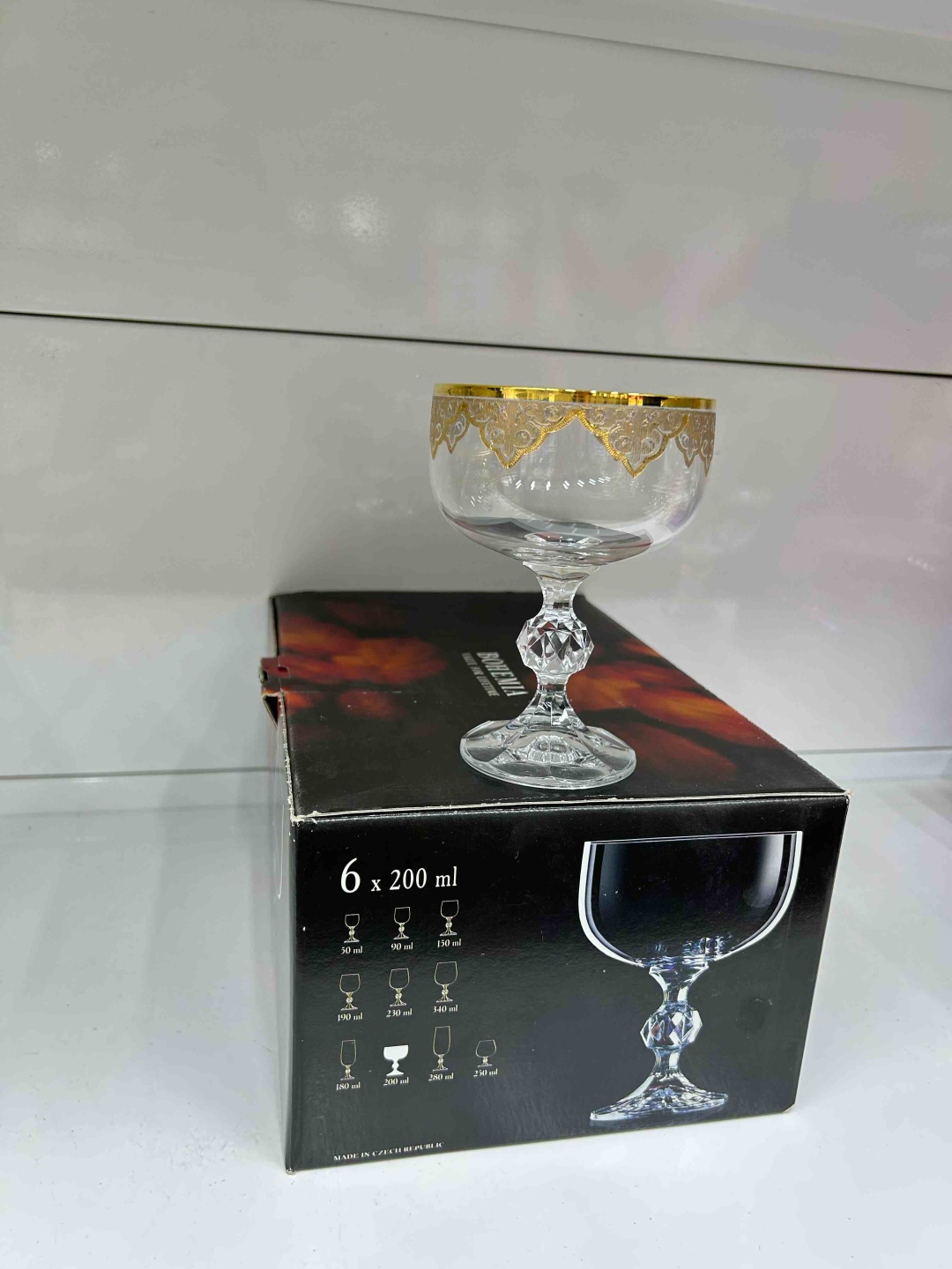 Bohemia Crystal креманка 40149-200 круглая 6 шт, стекло
