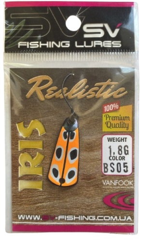 Блесна SV Fishing Lures IRIS-BS05-1.8g 1 шт