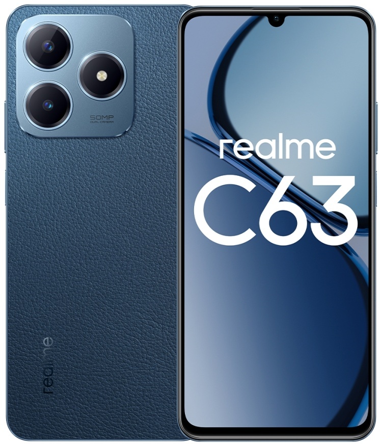 Смартфон Realme C63 6 ГБ/128 ГБ синий