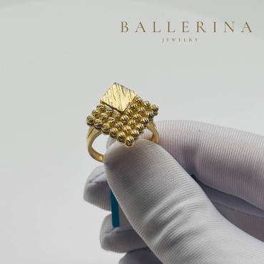 Кольцо Ballerina Jewelry K993 размер 18.5 вес 4.06 г золото, без вставок