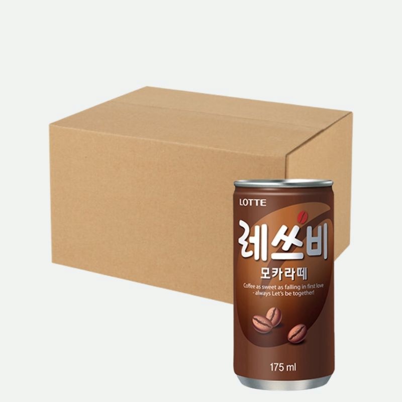 Холодный кофе Lotte Let’s Be Mocha Latte 30 банок по 175 мл