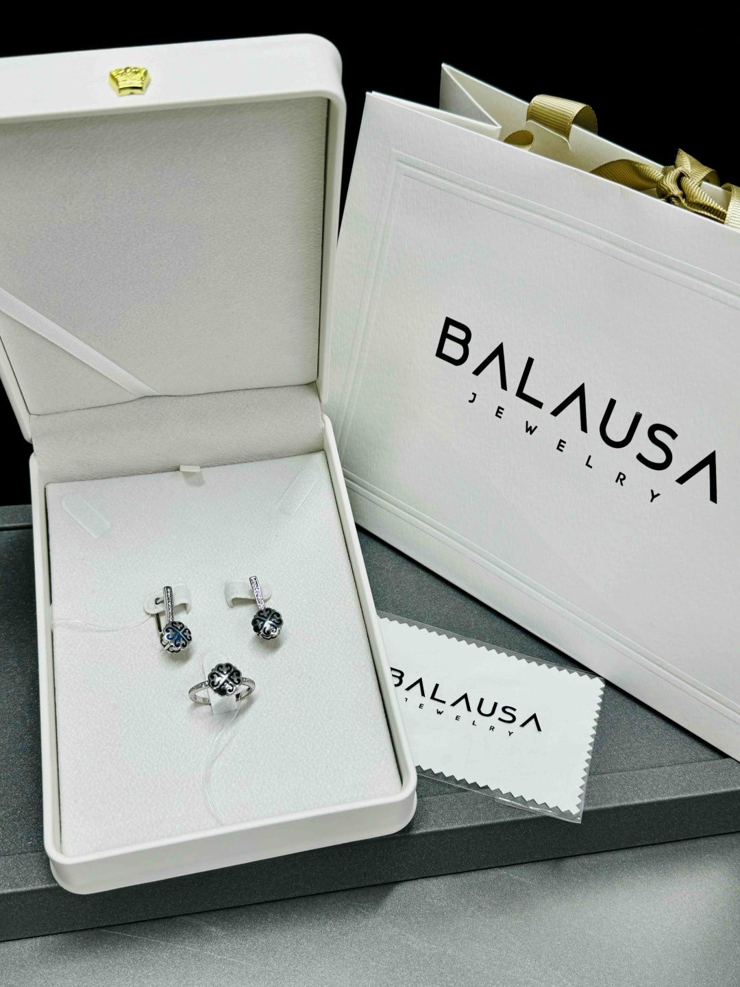 Balausa Jewelry E223(7) вес 7 г серебро, фианит