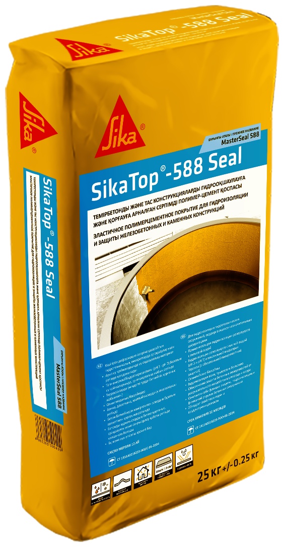 Гидроизоляционная смесь Sika SikaTop Seal 588 блокирующая, 35 кг