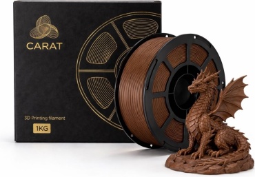 Carat PETG 1.75 мм 1 кг бронзовый