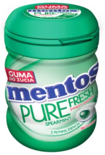 Жевательная резинка Mentos Pure Fresh Spearmint мята 1 шт