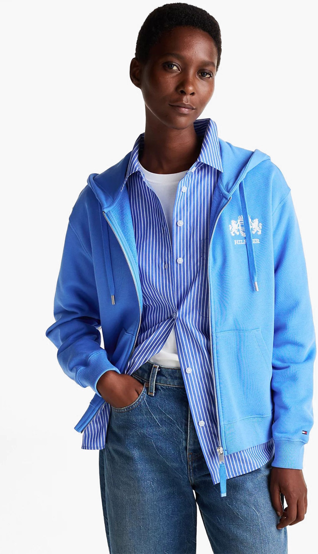 Худи Tommy Hilfiger синий