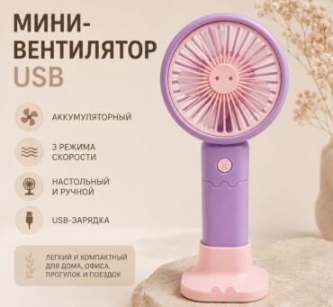 Leisure FAN USB розовый