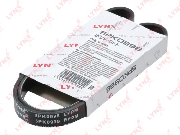 LYNXauto ремень поликлиновый 5PK0998