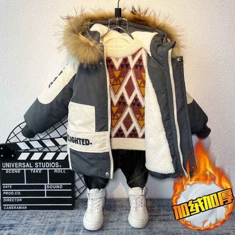 Зимняя куртка серый