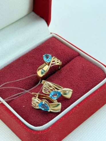 Sandu gold 5896524 вес 5.05 г золото, лондон топаз