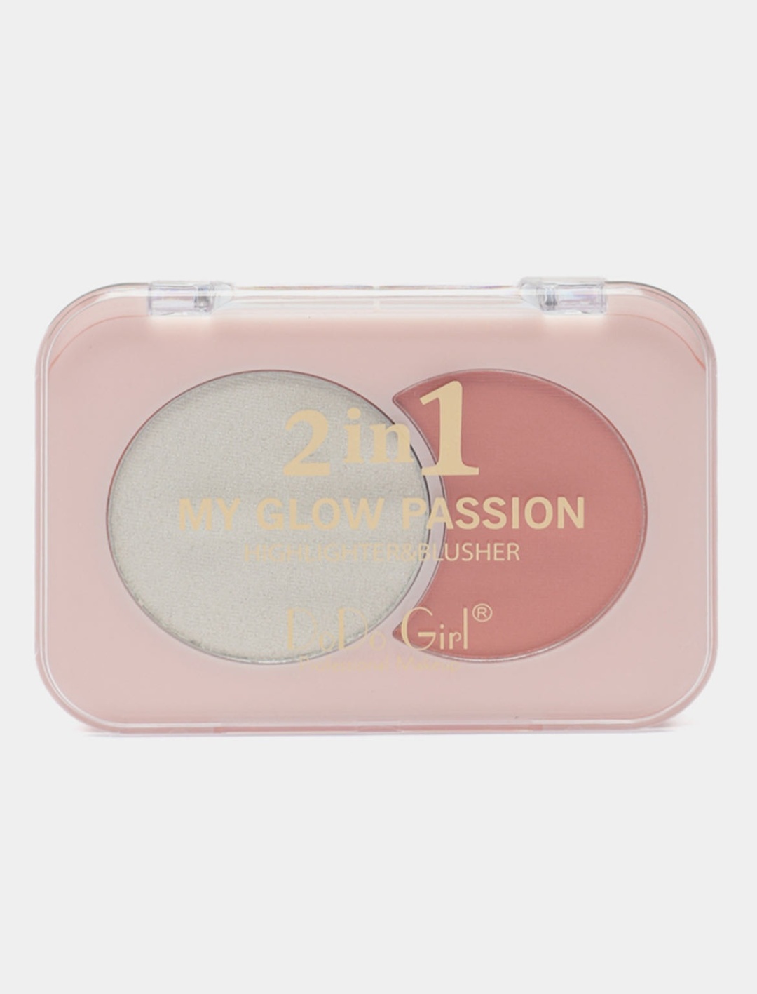 DoDo Girl MY GLOW PASSION 2in1 румяна, хайлайтер 01 натуральный