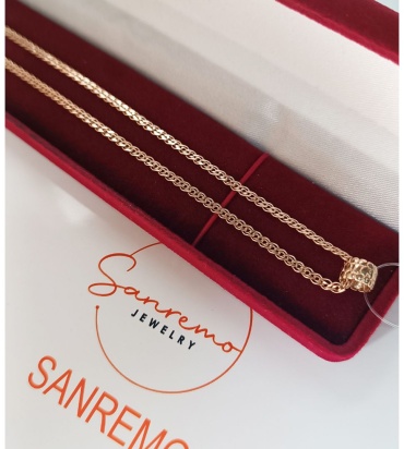 Колье Sanremo Нонна 2,14 К-01 0,50 длина 50 см вес 2.64 г золото, без вставок