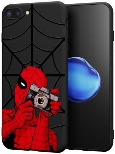 Чехол Mcover для Apple iPhone 7 Plus, iPhone 8 Plus черный