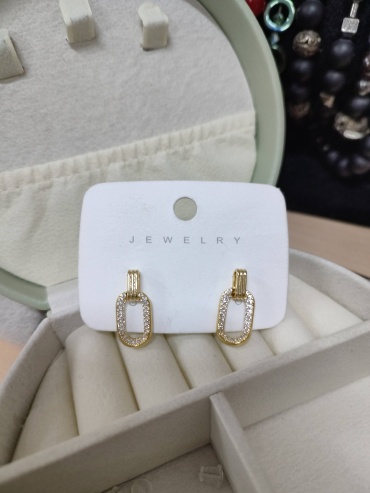 Серьги Jewelry нержавеющая сталь, стекло